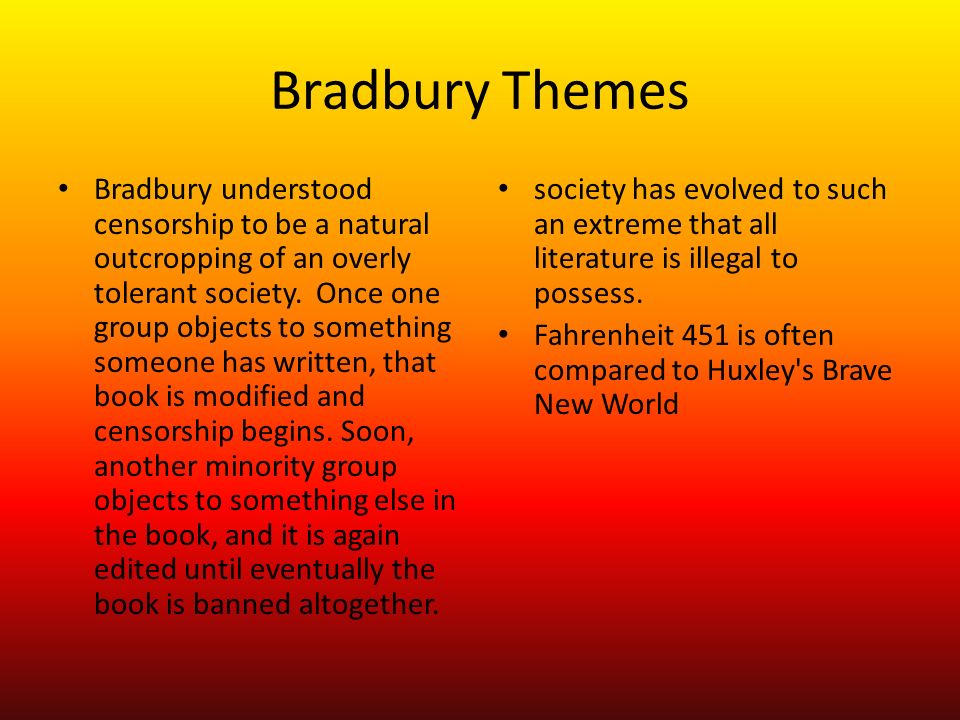 What are some points of comparison between Fahrenheit 451 and Brave New World?